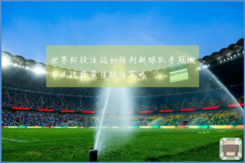 世界杯投注站如何判断球队夺冠概率及选择最佳投注策略